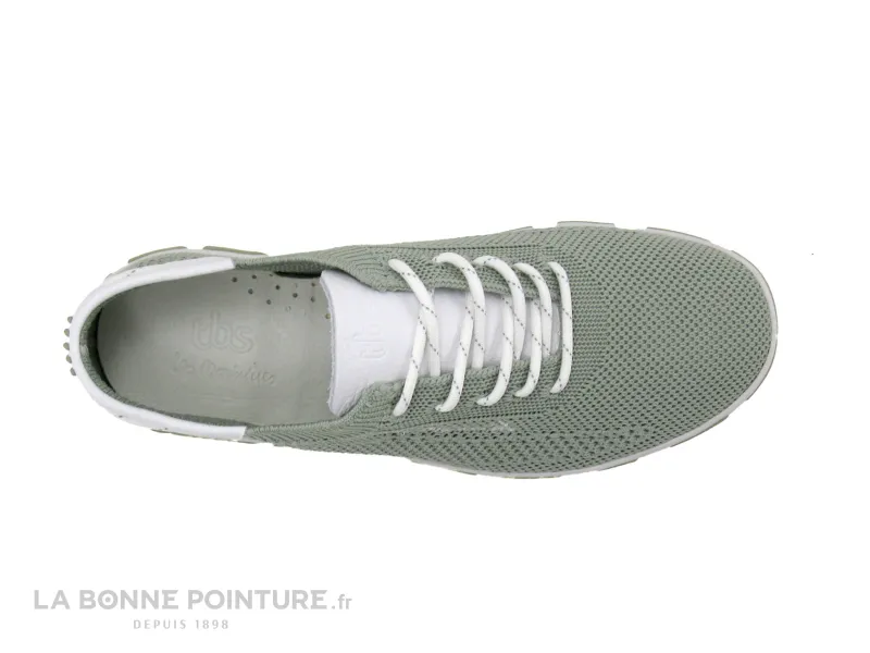 Achat chaussures TBS Femme Chaussure en Toile, vente Tbs JAZARIA Q7395 Argile - Basket verte Femme