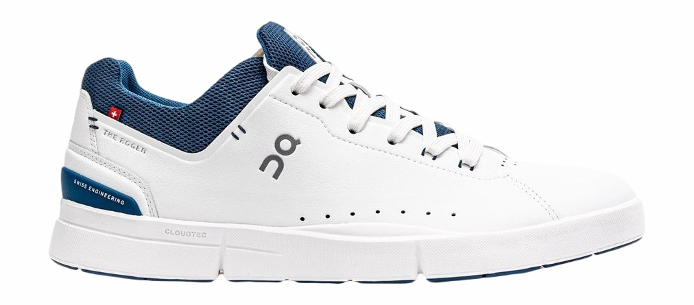 Basket On Running THE ROGER Advantage Homme White Cobalt