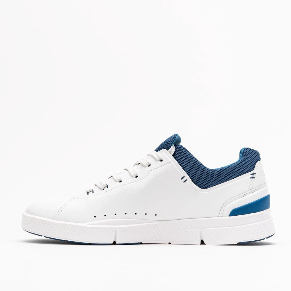 Basket On Running THE ROGER Advantage Homme White Cobalt