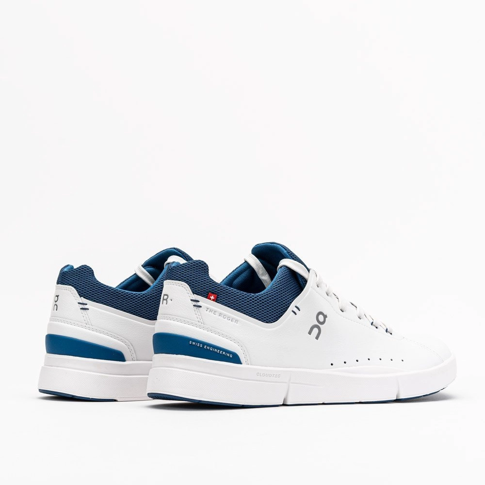 Basket On Running THE ROGER Advantage Homme White Cobalt