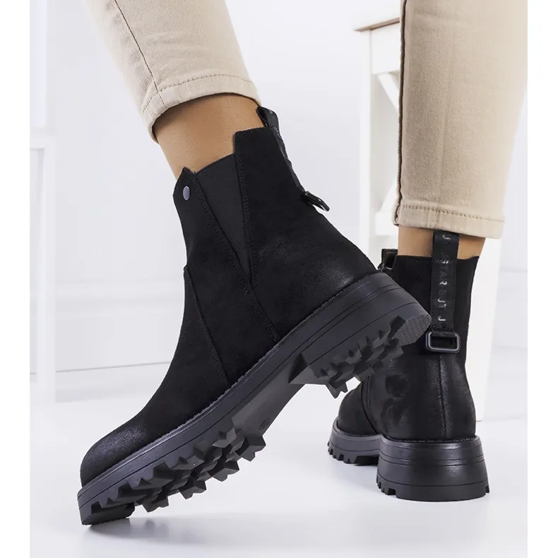 Bottines Chelsea Krosstoen noires le noir