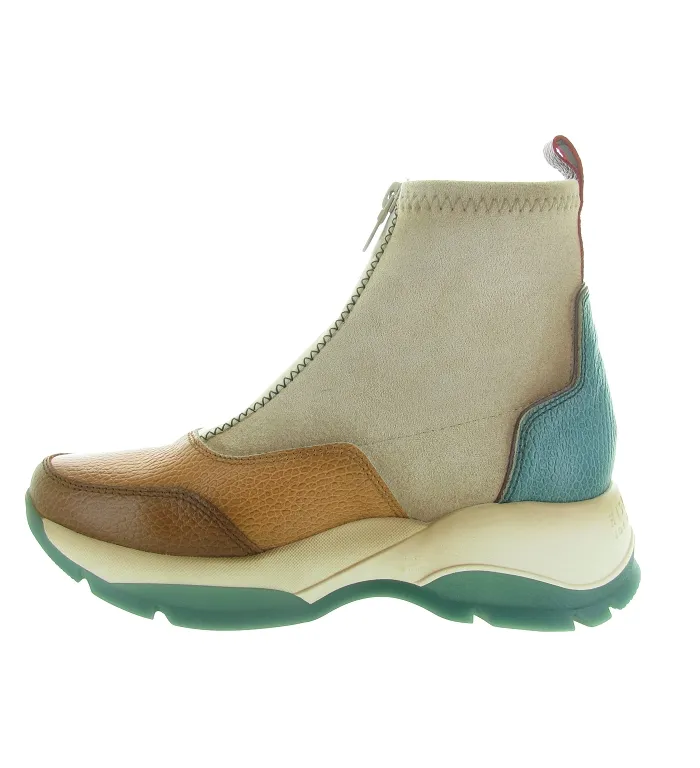 bottines et boots - Casual - femme - Cuir - Vert - Hispanitas