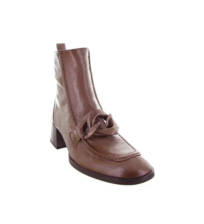 bottines et boots - Classique & Chic - femme - Cuir - Marron - Hispanitas