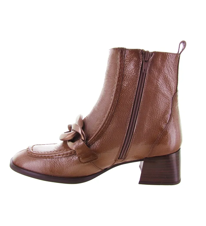 bottines et boots - Classique & Chic - femme - Cuir - Marron - Hispanitas