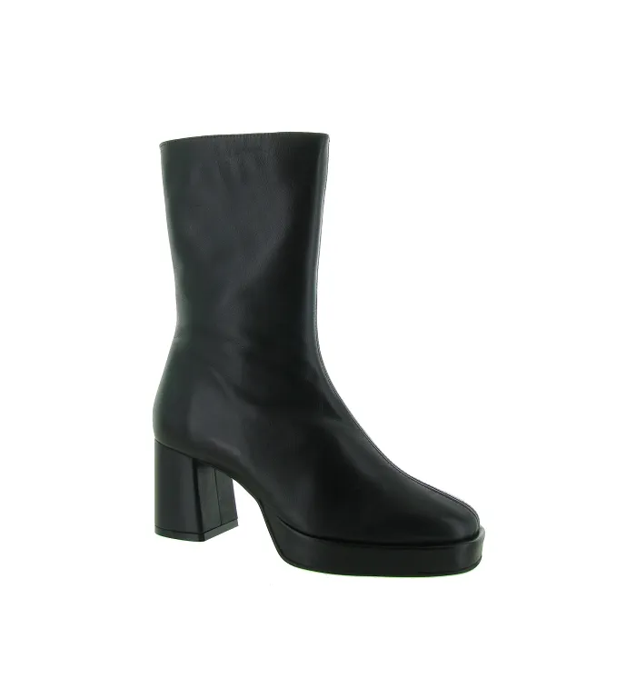 bottines et boots - Classique & Chic - femme - Cuir - Noir - Creator