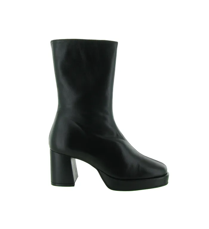 bottines et boots - Classique & Chic - femme - Cuir - Noir - Creator