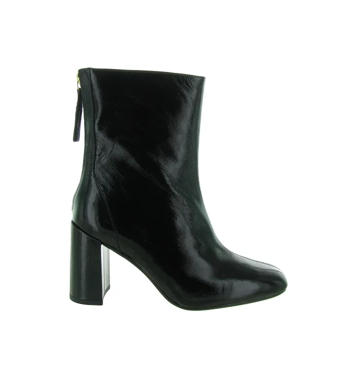 bottines et boots - Classique & Chic - femme - Cuir - Noir - Unisa