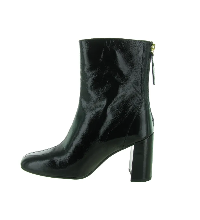 bottines et boots - Classique & Chic - femme - Cuir - Noir - Unisa