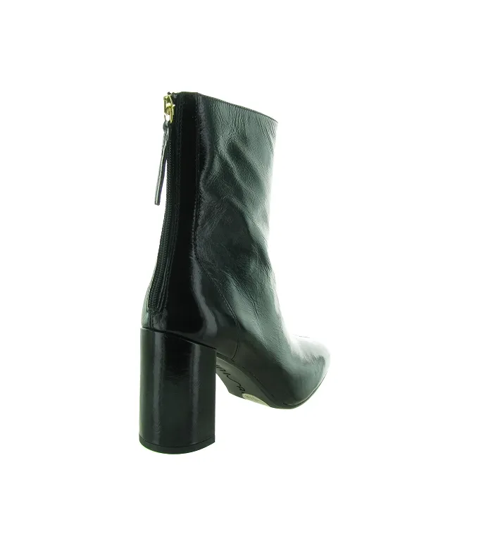 bottines et boots - Classique & Chic - femme - Cuir - Noir - Unisa