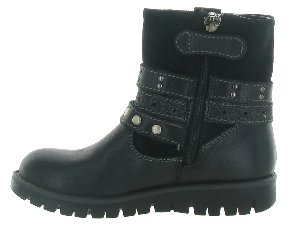 bottines et boots -  - junior fille - Cuir - Noir - Primigi