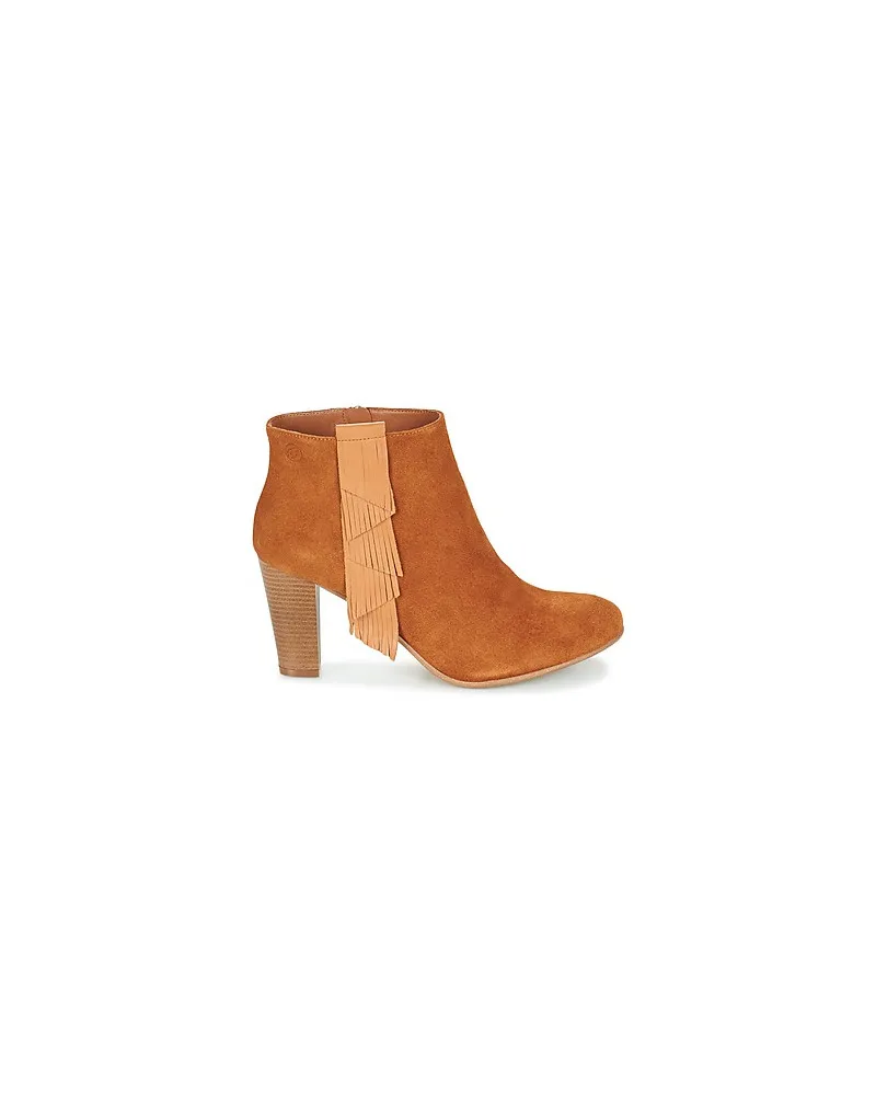 Bottines femmes Betty London GAMI Marron