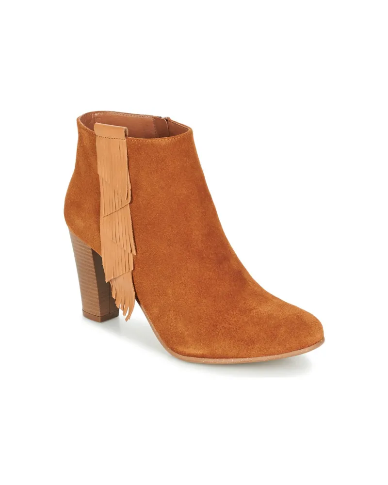 Bottines femmes Betty London GAMI Marron