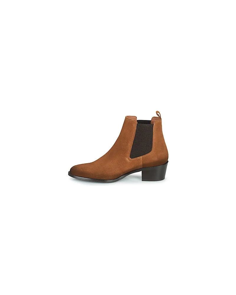 Bottines femmes Fericelli PAMINA Marron