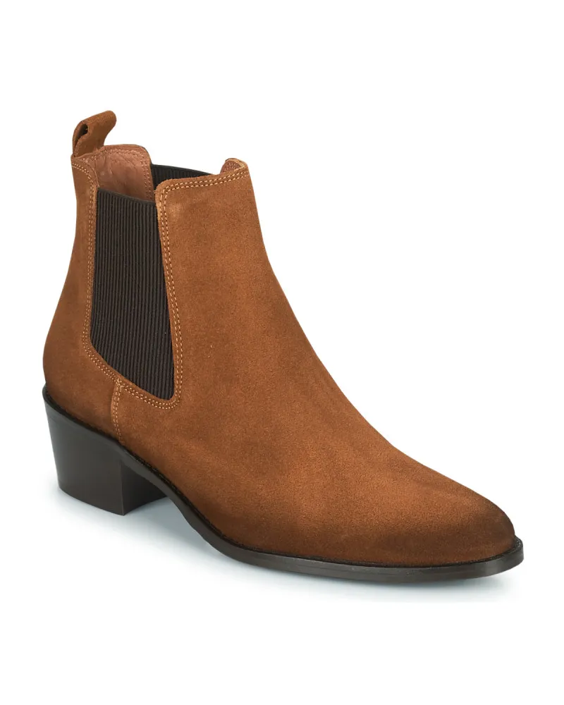 Bottines femmes Fericelli PAMINA Marron