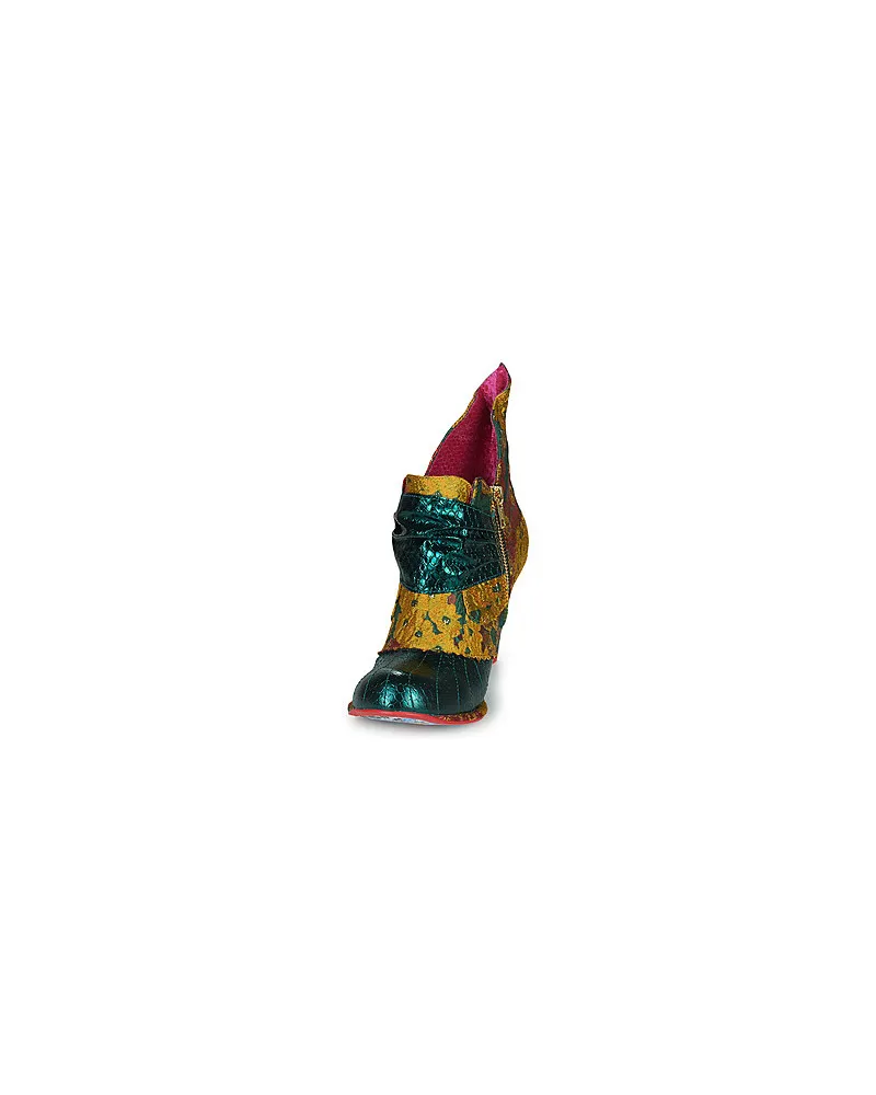 Bottines femmes Irregular Choice MIAOW Vert