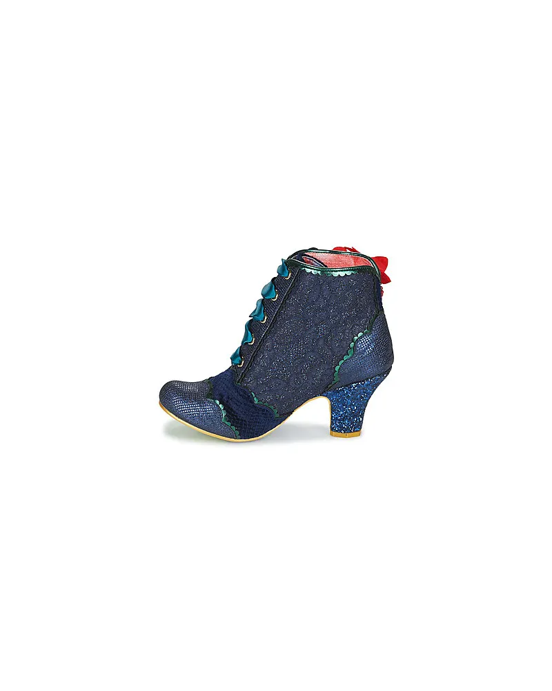 Bottines femmes Irregular Choice Winter Blooms Marine