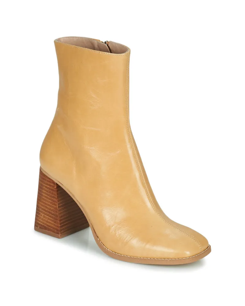 Bottines femmes Maison Minelli SIDONIE Beige