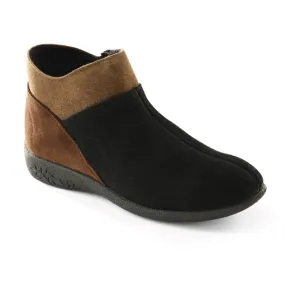 Bottines Lou Noir/marron/taupe - taille 40