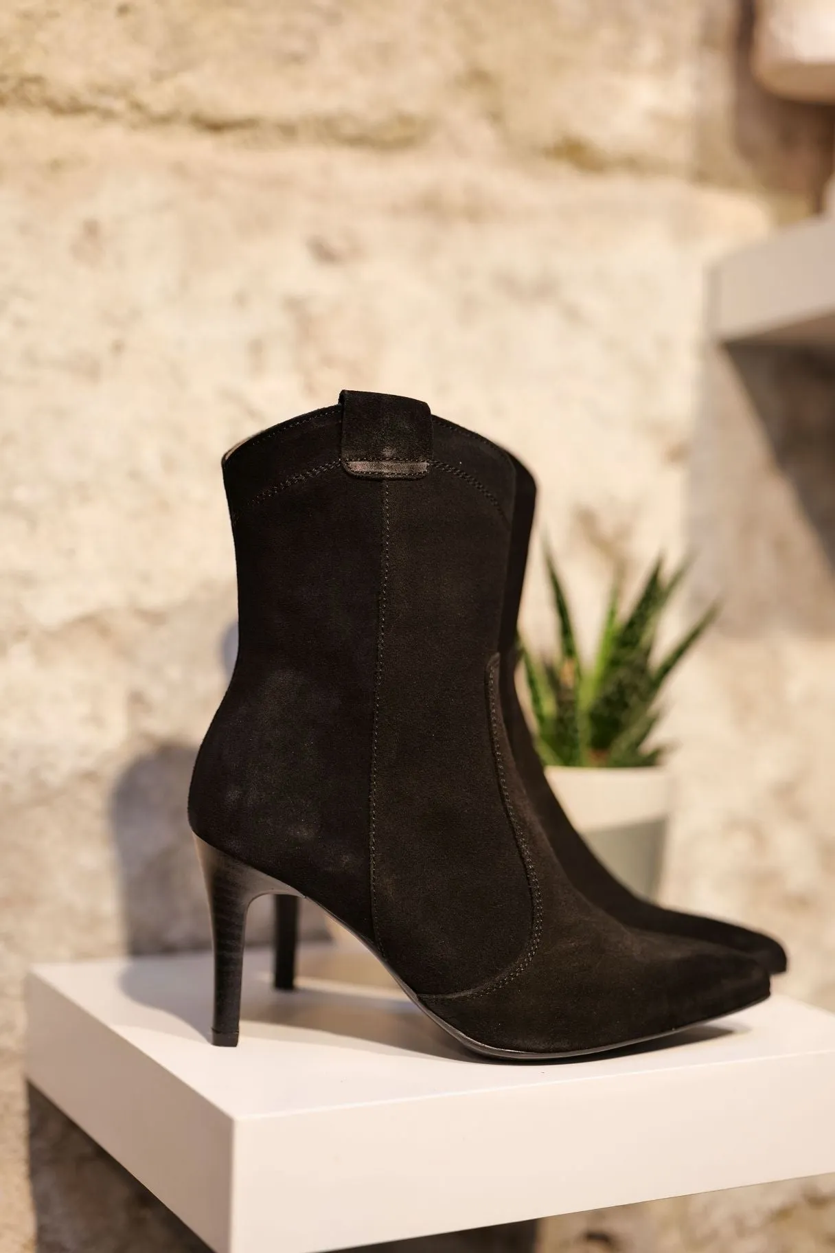 Bottines Noires à Talons Patricia Miller 6106