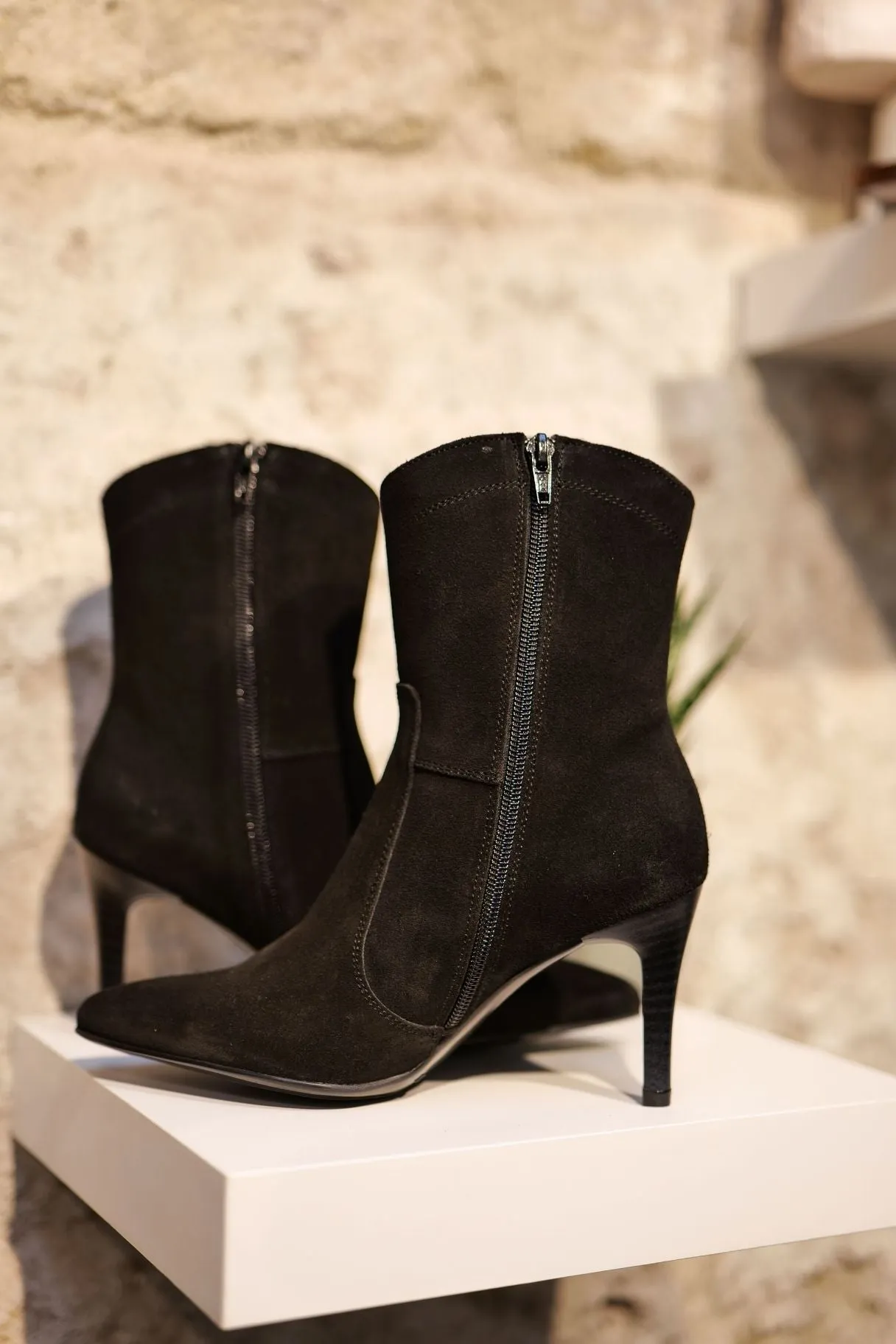 Bottines Noires à Talons Patricia Miller 6106