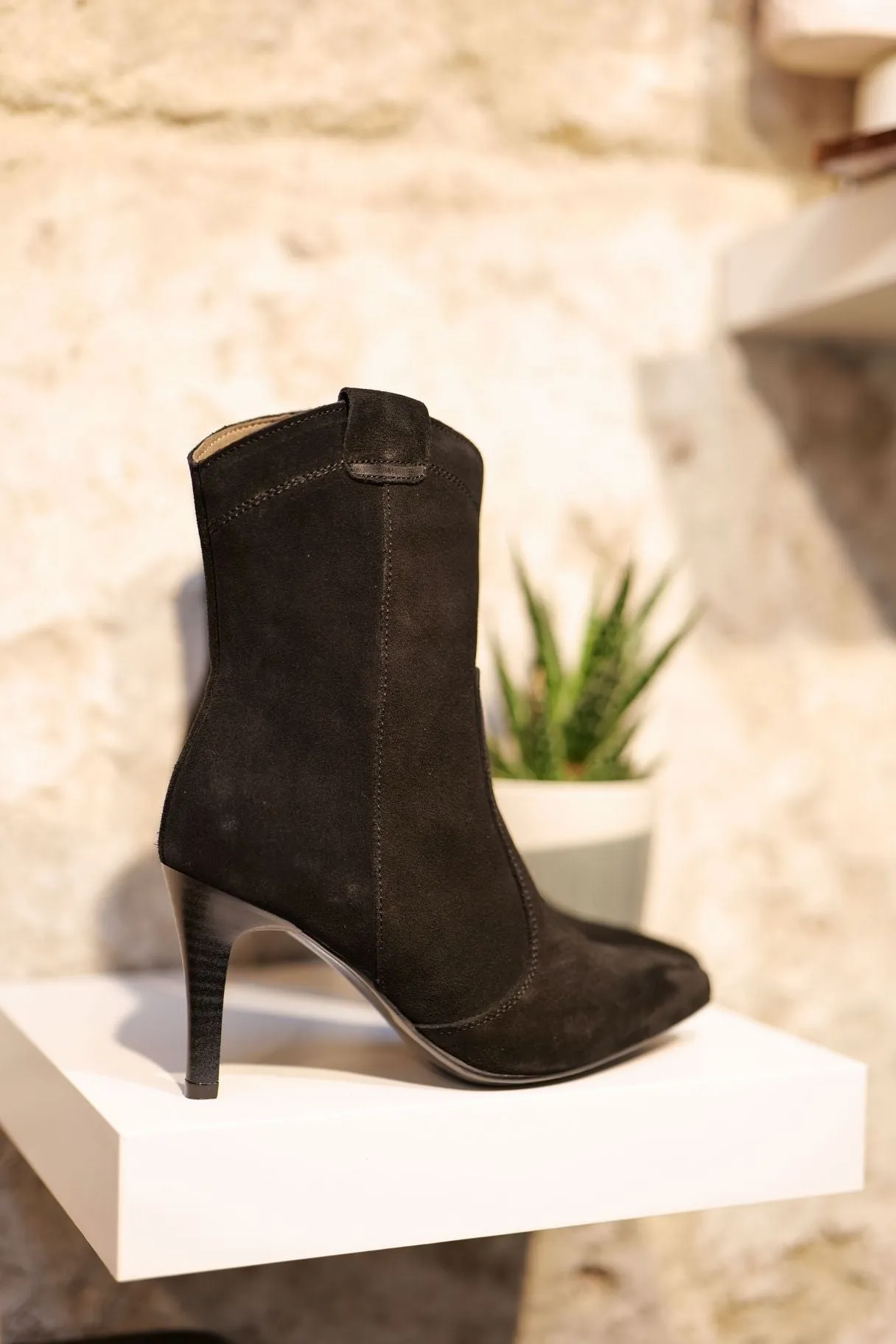 Bottines Noires à Talons Patricia Miller 6106