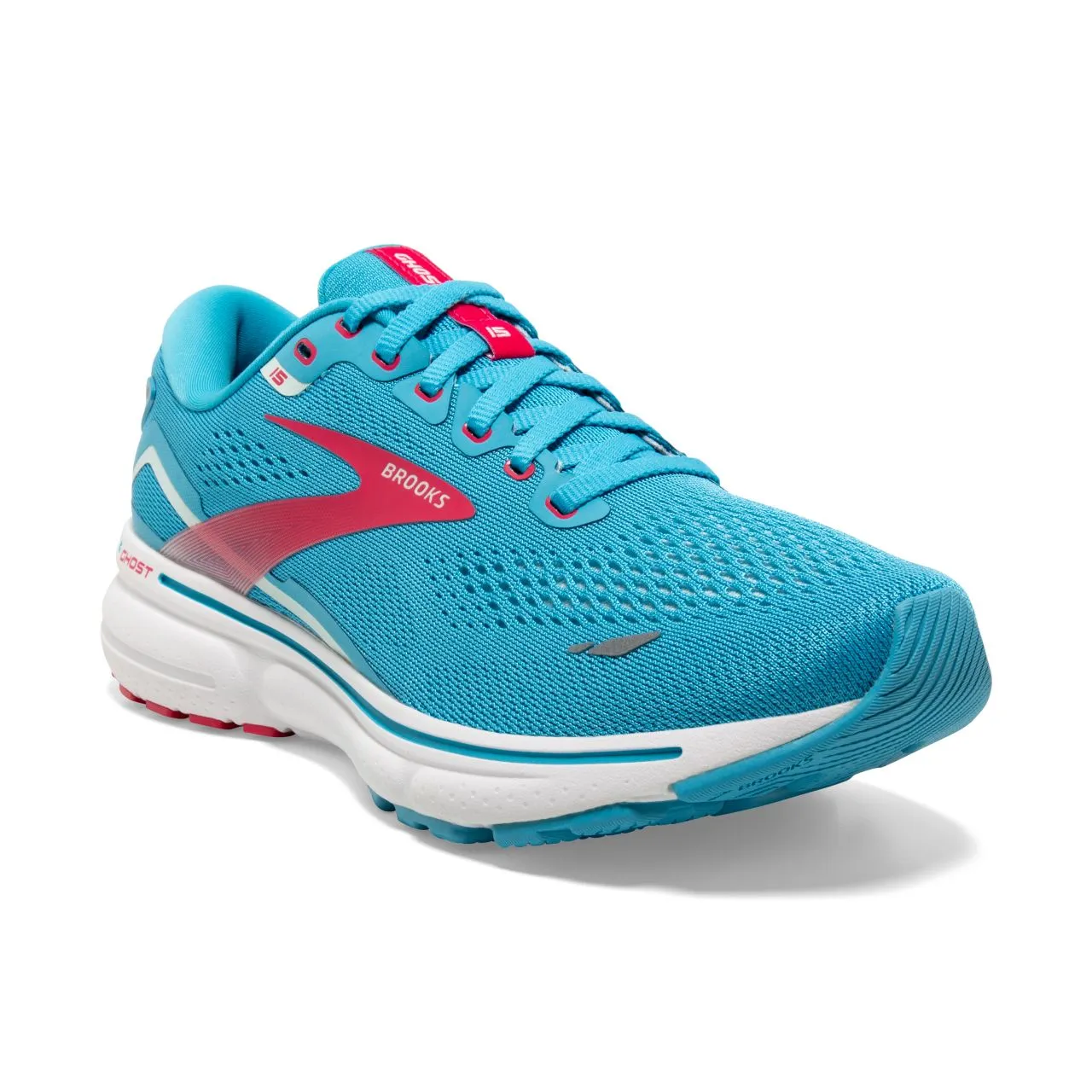 BROOKS GHOST 15 BLUE ET RASBERRY Chaussures de running