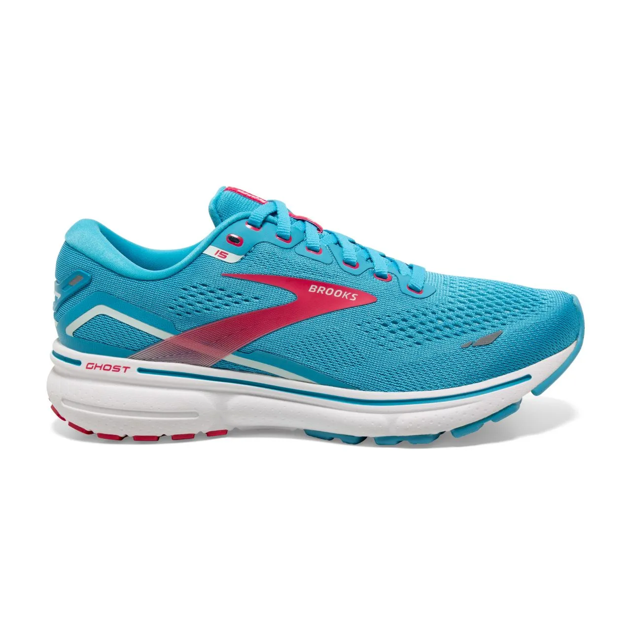 BROOKS GHOST 15 BLUE ET RASBERRY Chaussures de running