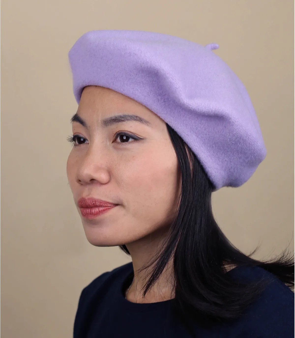 béret basque femme violet - Paris lavande Héritage par Laulhère : Headict