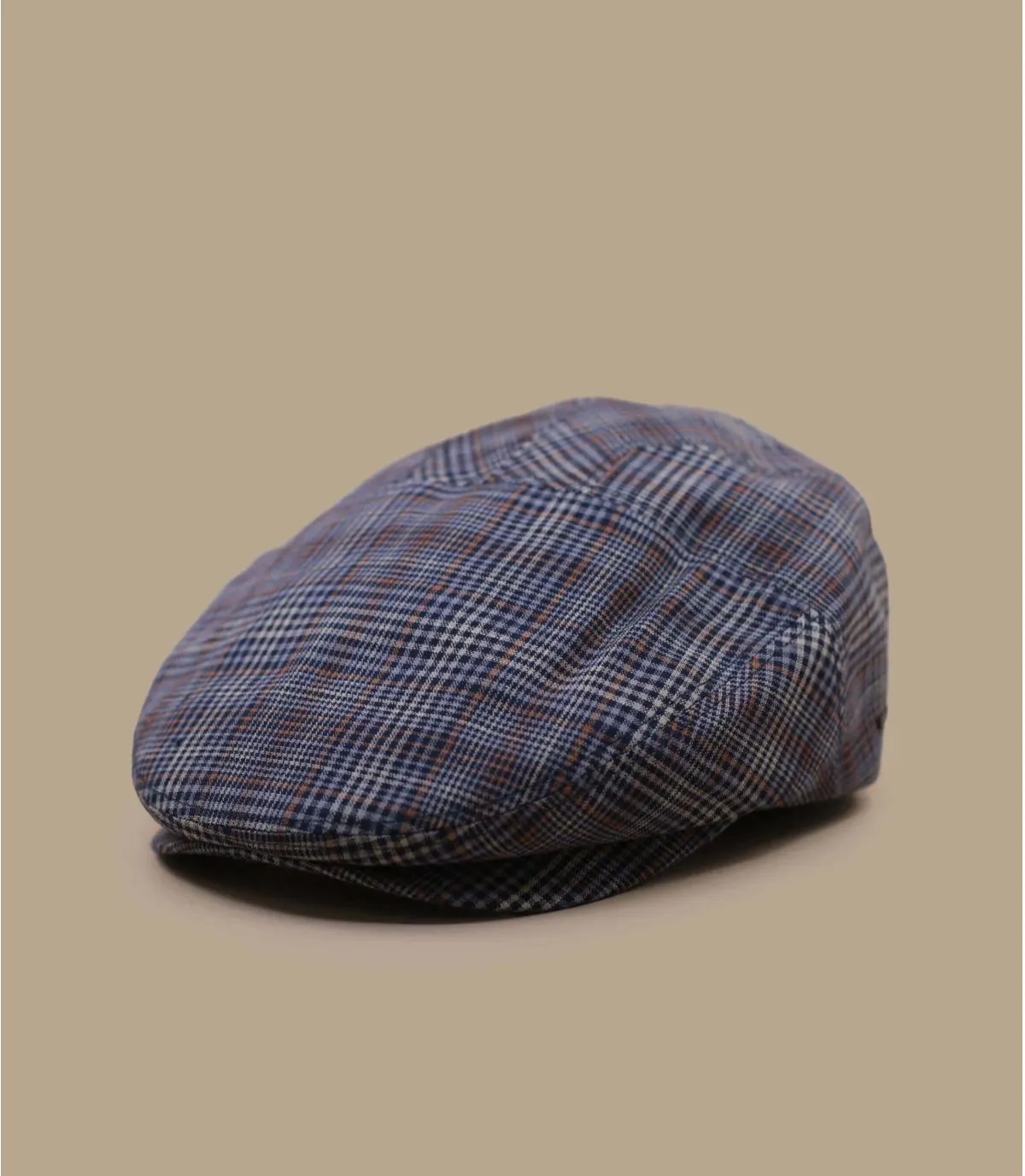 béret bleu carreaux - Duch midnight blue plaid Bailey : Headict