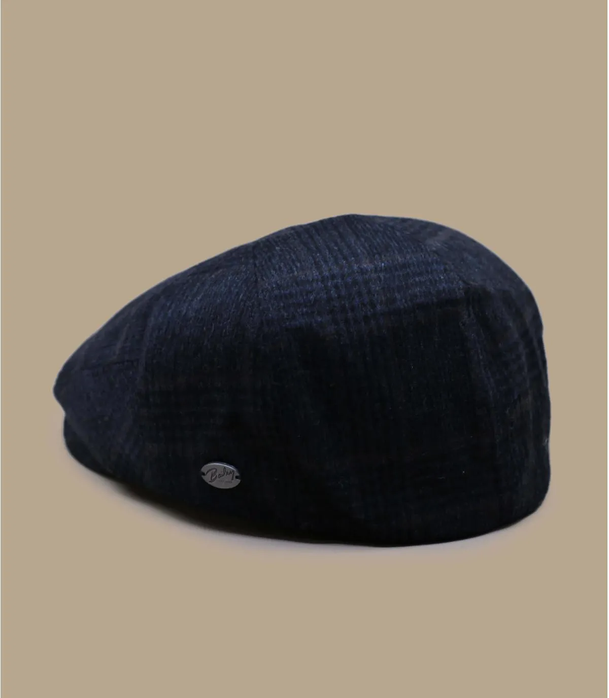 béret casquette bleu marine - Griff avion plaid Bailey : Headict