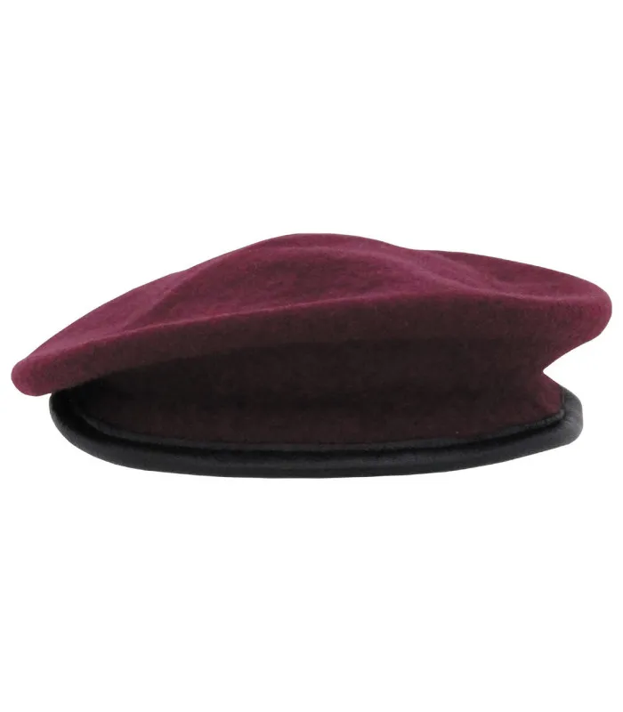 Béret commando bordeaux militaire