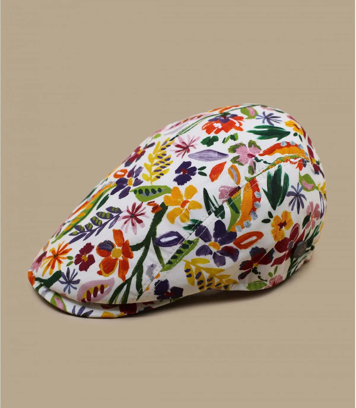 béret coton fleurs - Bang Jardin Fleuri Mtm : Headict