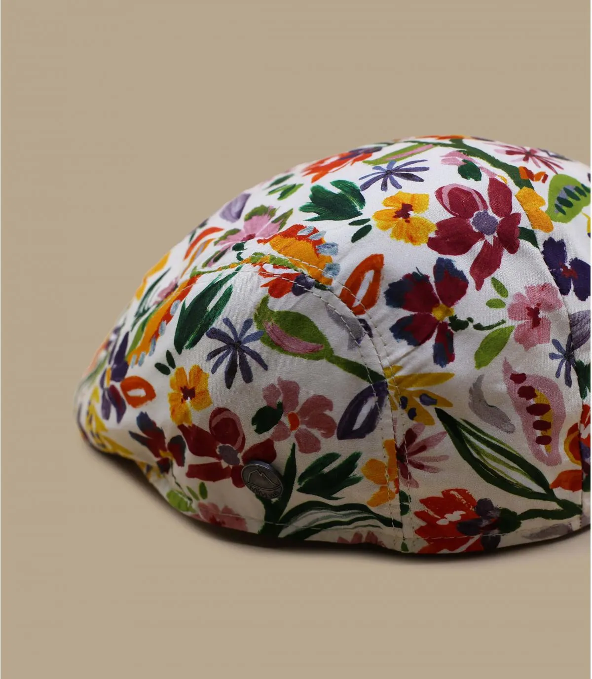 béret coton fleurs - Bang Jardin Fleuri Mtm : Headict