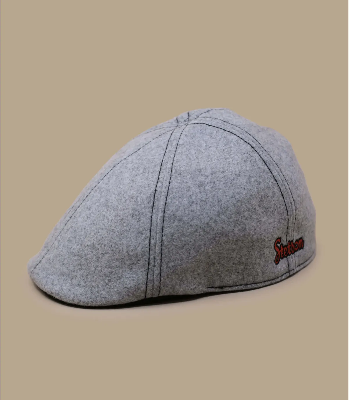 béret duckbill gris - Texas Retro script grey Stetson : Headict