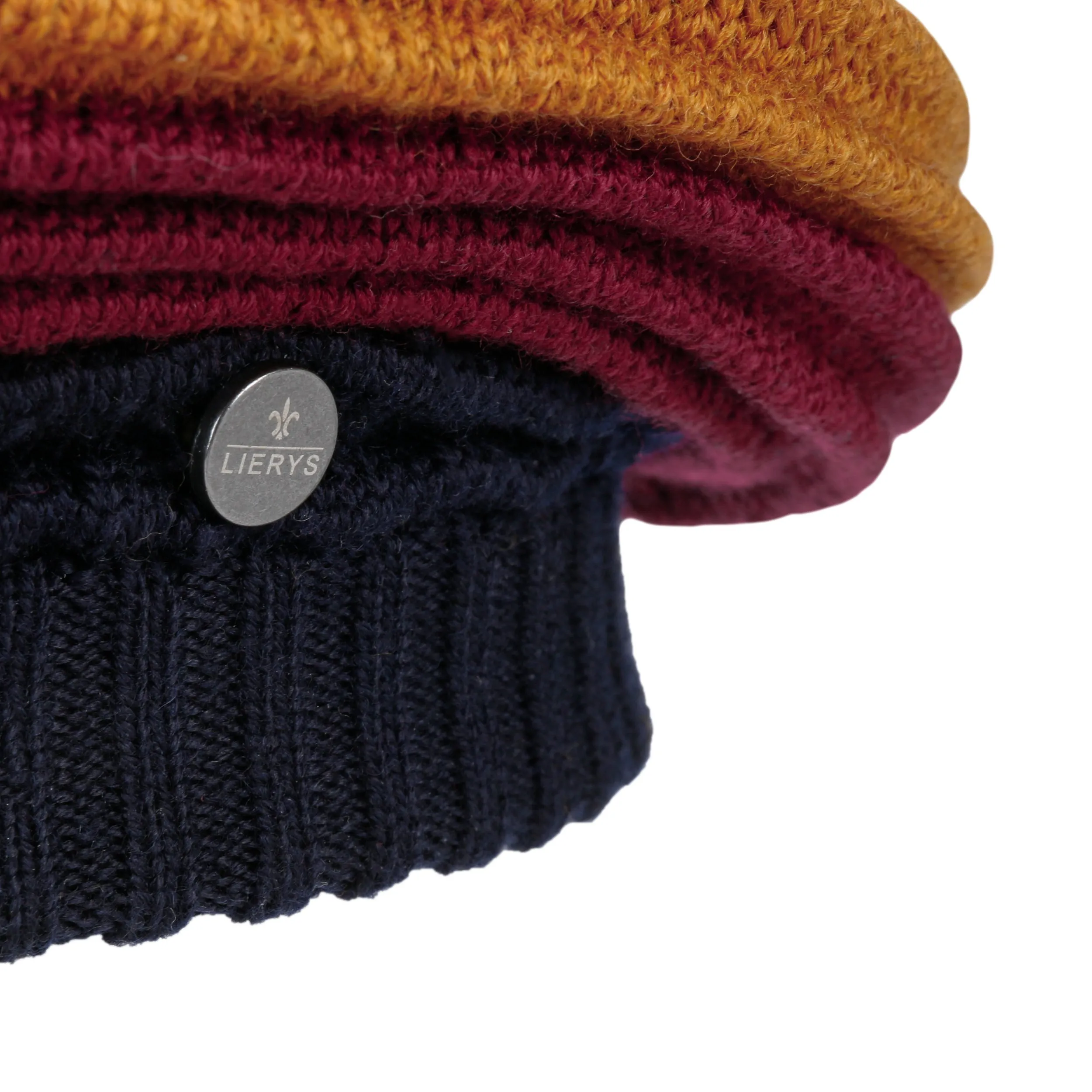 Béret en Tricot Multicolour Merino by Lierys --> Chapeaux, casquettes & bonnets en ligne ▷ Chapeaushop