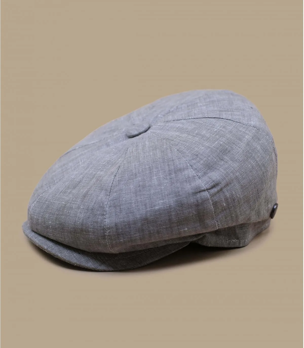 béret gavroche lin - Frank Lin taupe Mtm : Headict