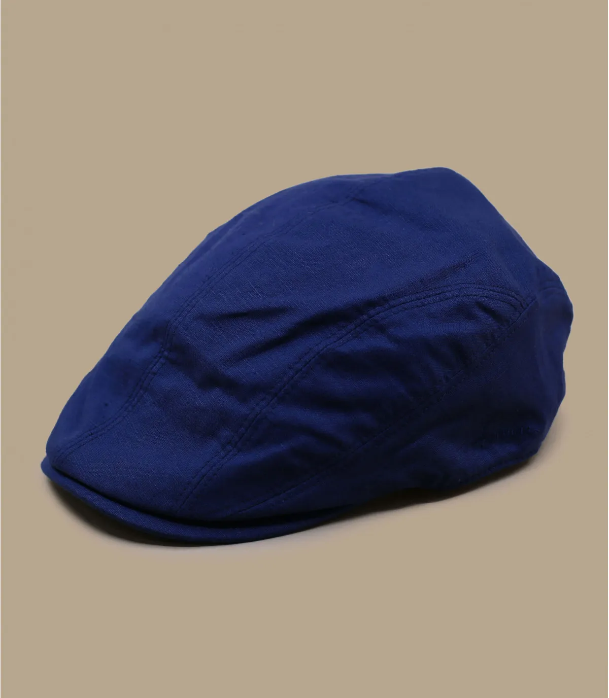 béret lin bleu marine - Haakon navy Herman Headwear : Headict