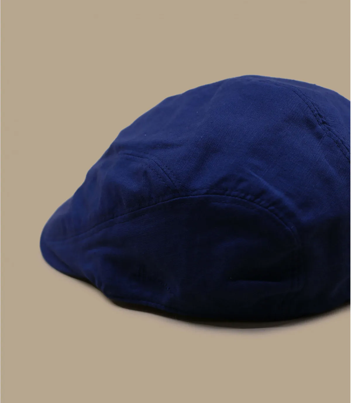 béret lin bleu marine - Haakon navy Herman Headwear : Headict