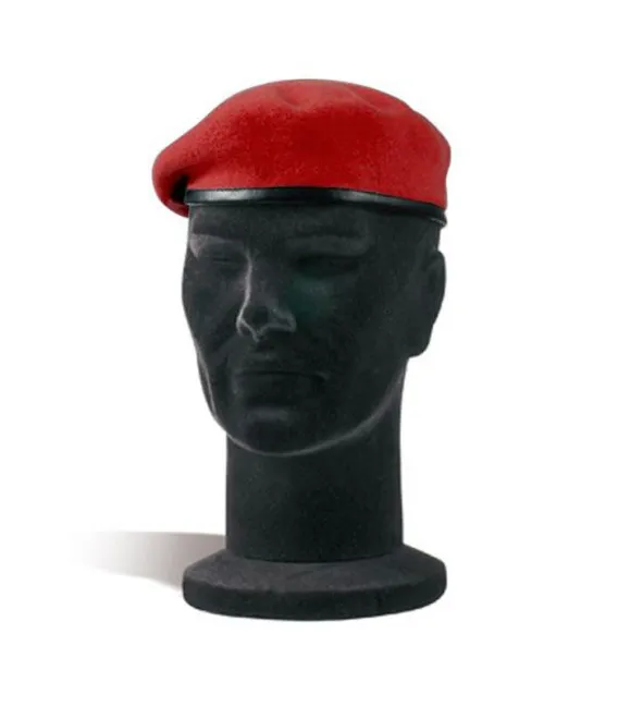 Béret Militaire Amarante (Rouge) de l'armée