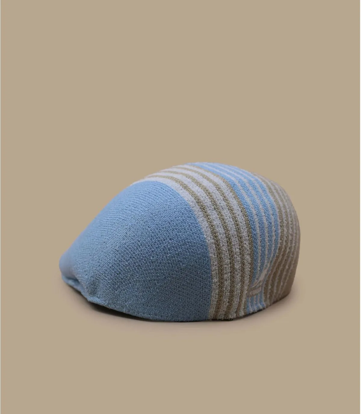 Béret plat bleu clair - League 507 beige glacier Kangol : Headict