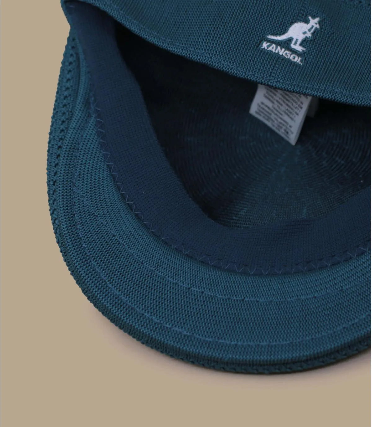 Béret plat bleu - Tropic 504 Ventair marine teal Kangol : Headict