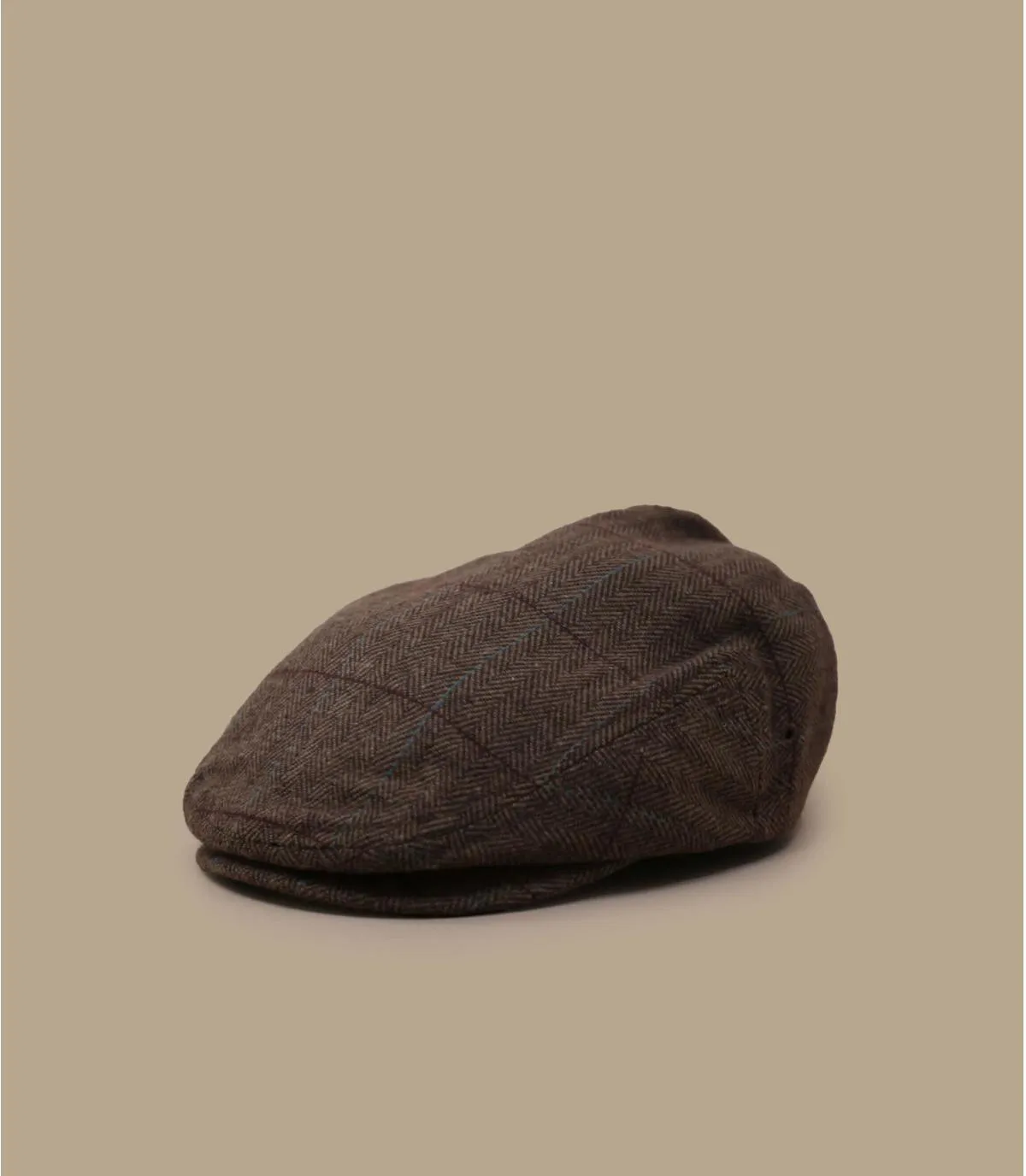 Béret plat marron - Hooligan Lightweight brown Brixton : Headict