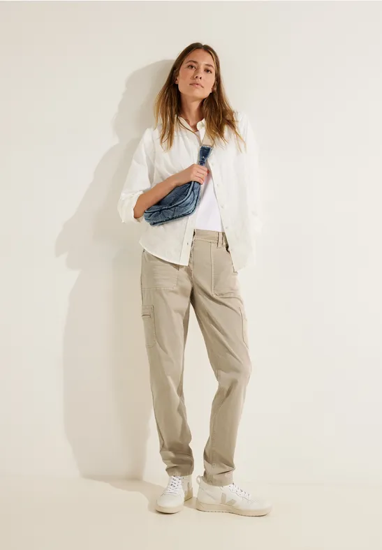 CECIL Pantalon cargo coupe classique  - Style SCARLETT