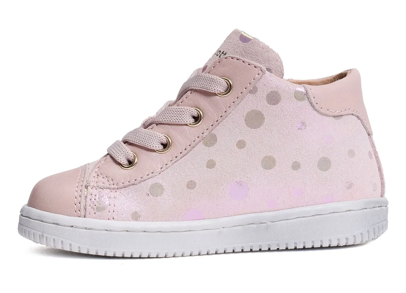 chaussures a lacets Babybotte  7160 rose 