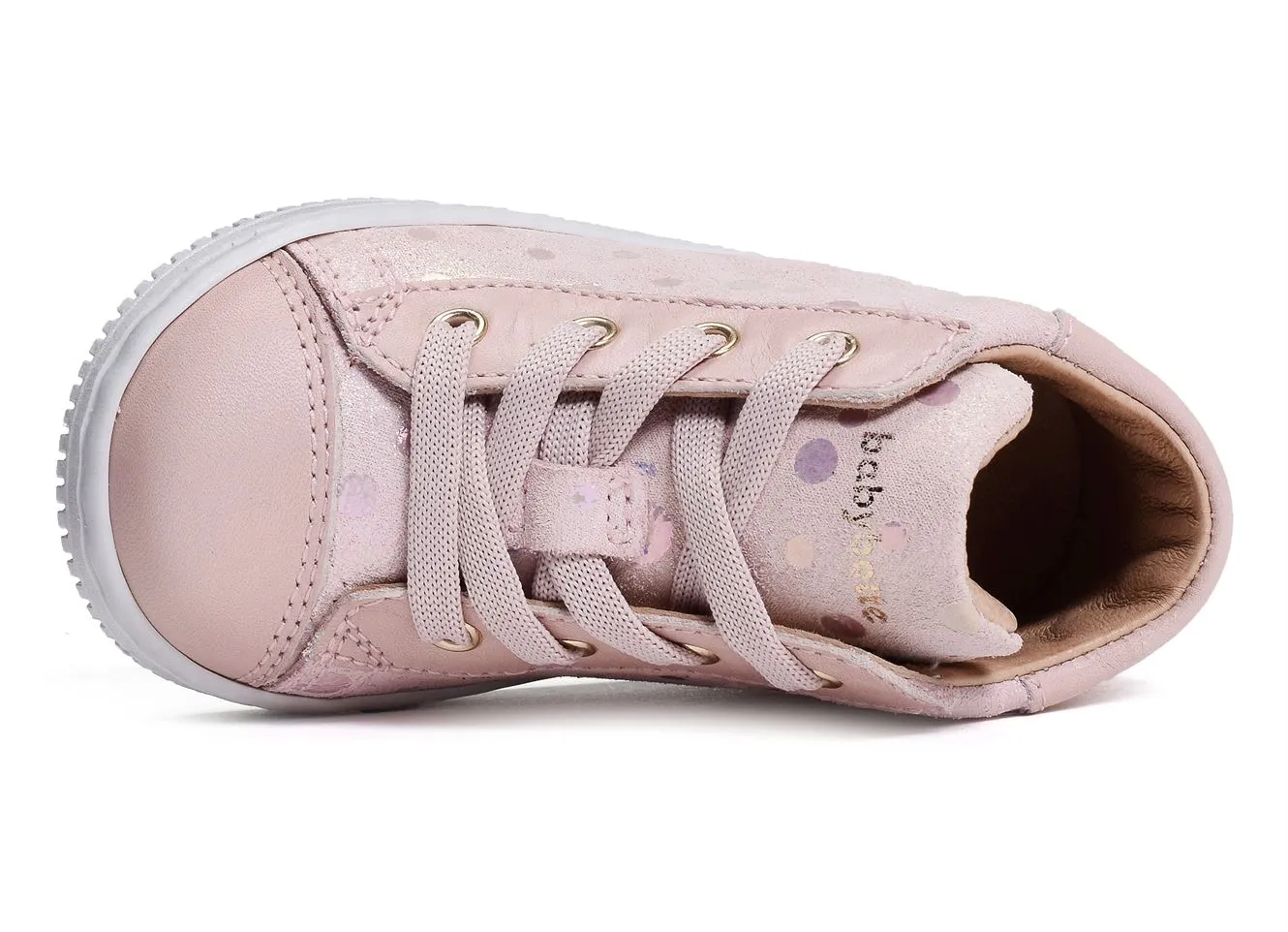 chaussures a lacets Babybotte  7160 rose 