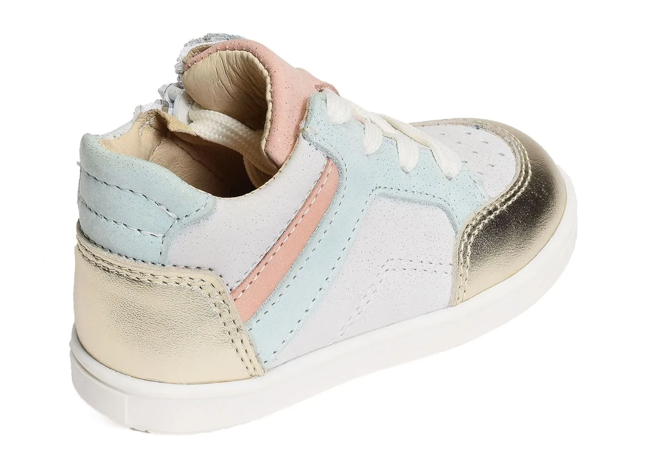 chaussures a lacets Bellamy  Bibi or multicolore 