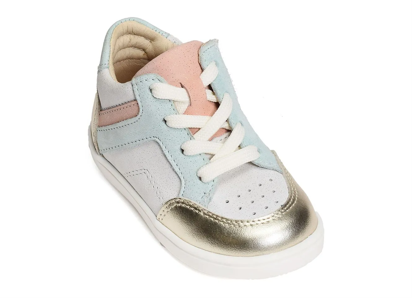 chaussures a lacets Bellamy  Bibi or multicolore 