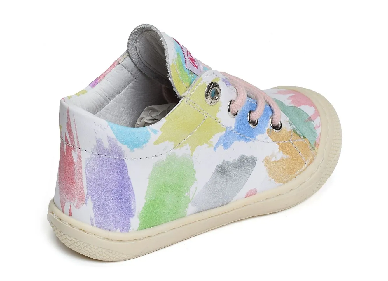 chaussures a lacets Naturino  Cocoon girl fantaisie blanc multicolore 