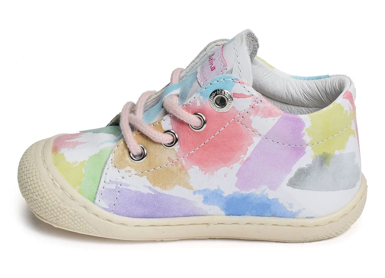 chaussures a lacets Naturino  Cocoon girl fantaisie blanc multicolore 