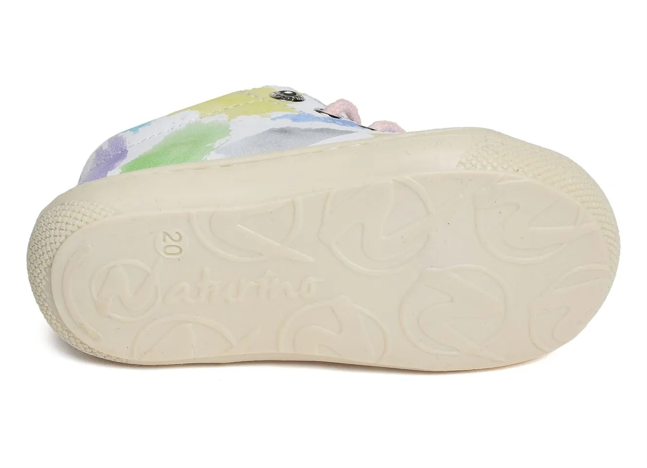 chaussures a lacets Naturino  Cocoon girl fantaisie blanc multicolore 